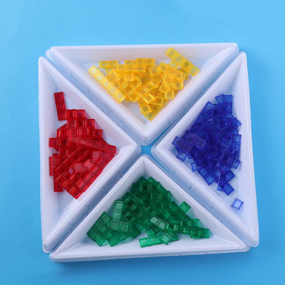 Board Game Strategi - Plastics Blokus Board Game Montessori Multipurpose