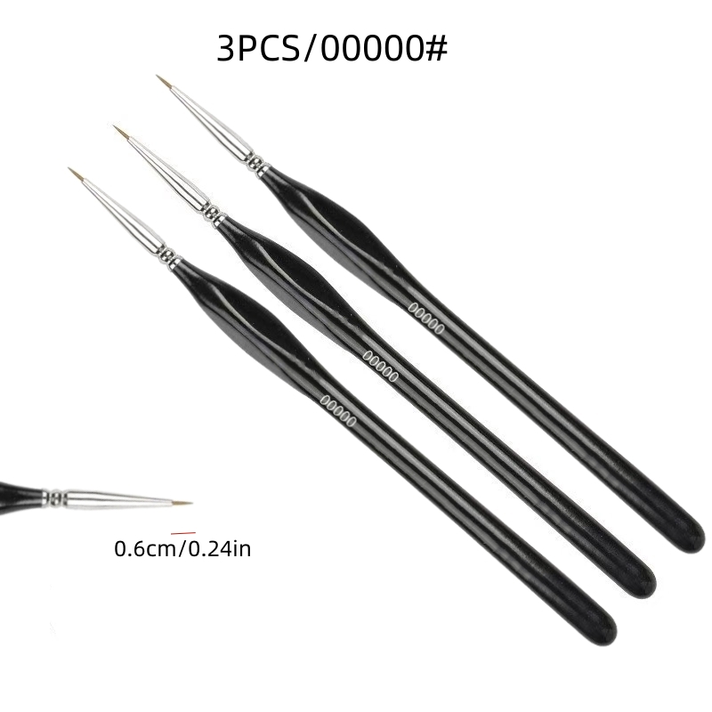 0.6cm Fine Tip Paint Brush Pre - đánh giá và giá Miniature Painting Set
