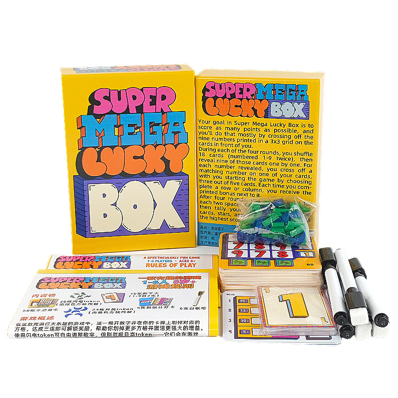 Super Mega Lucky Box Board Gam - đánh giá và giá Board Game Strategi