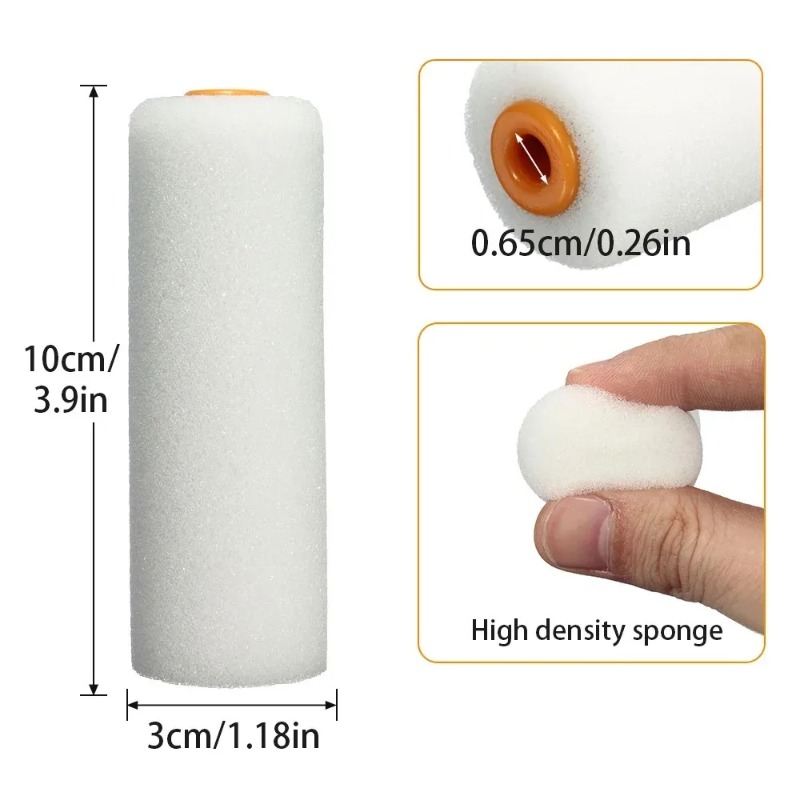 10PCS 100mm Mini White Durable - đánh giá và giá Miniature Painting Set