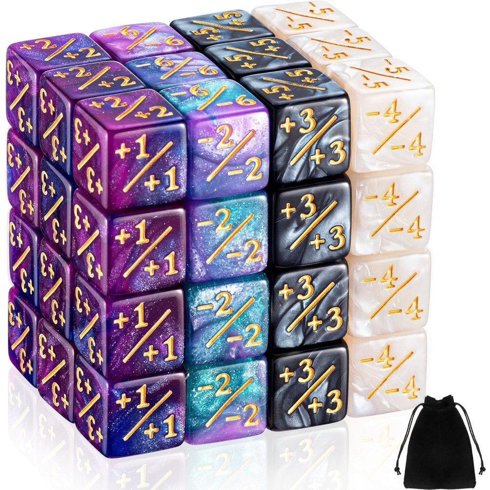 48 Pcs Counter Dice -1/+1 Coun - đánh giá và giá Game Token Counter