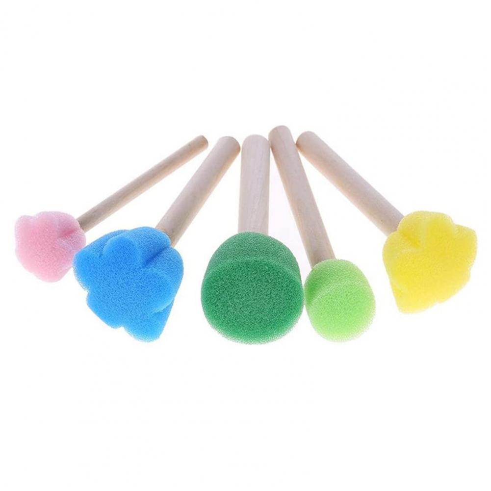 5Pcs/set Art Paint Sponge Stam - đánh giá và giá Miniature Painting Set