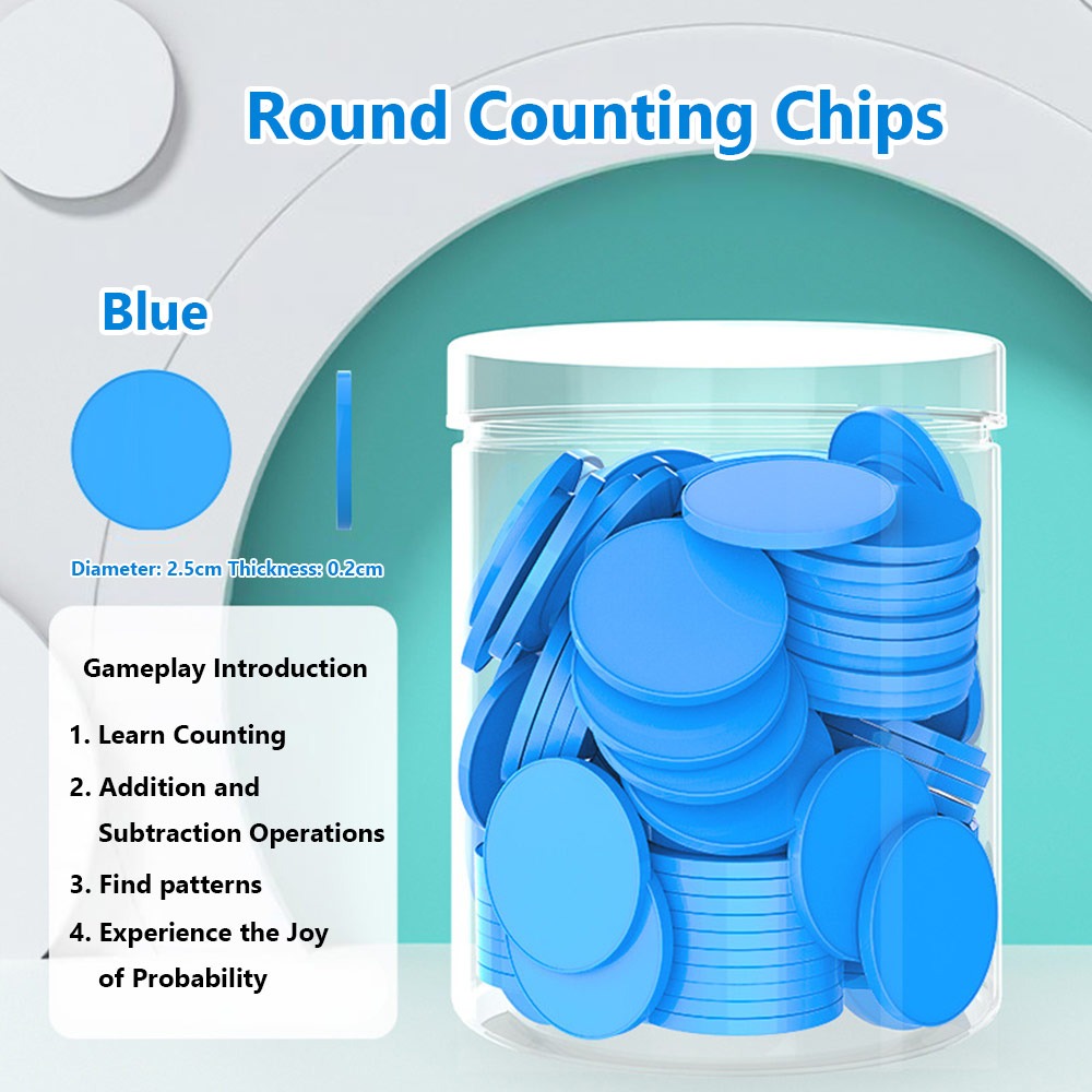 100pcs Plastic Counting Chips  - đánh giá và giá Board Game Quiz