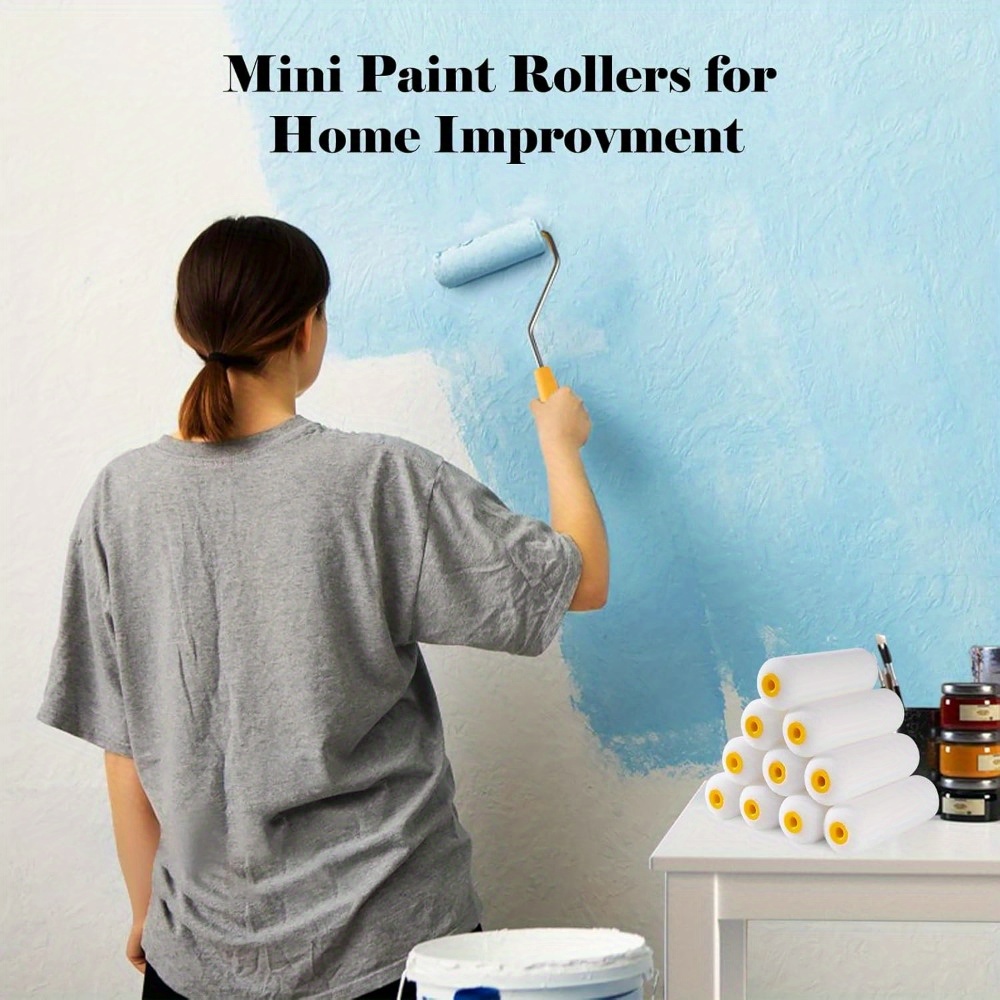10 pcs Sponge Paint Roller Sma - đánh giá và giá Miniature Painting Set