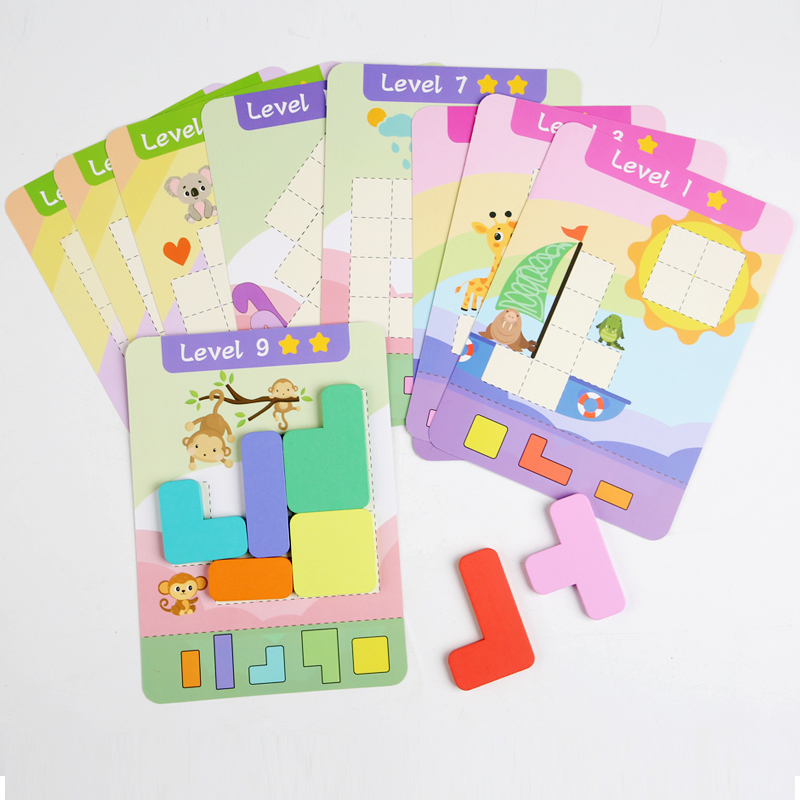 Wooden Educational Puzzle Toy, - đánh giá và giá Board Game Quiz