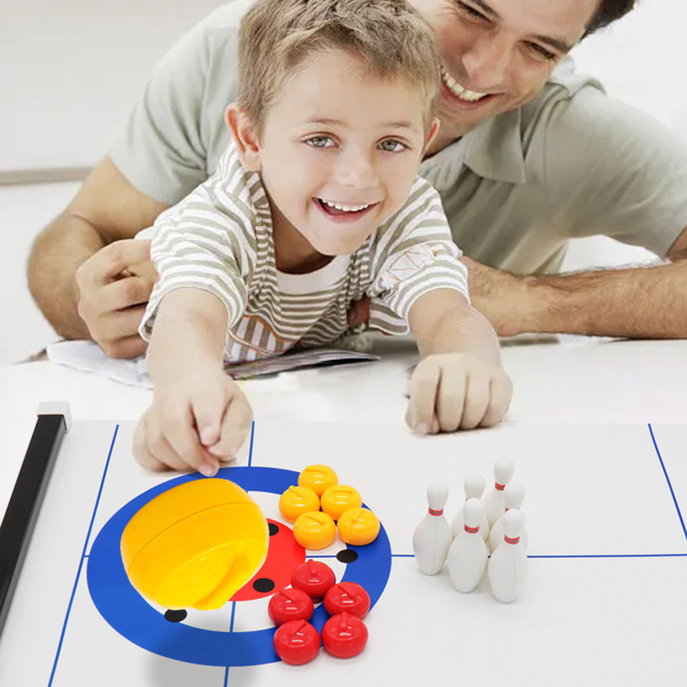 New Mini Curling&Bowling Table - đánh giá và giá Board Game With Questions