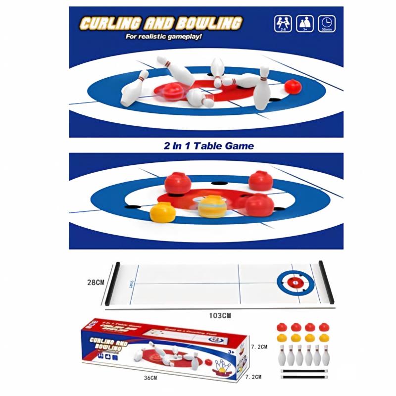 New Mini Curling&Bowling Table - đánh giá và giá Board Game With Questions