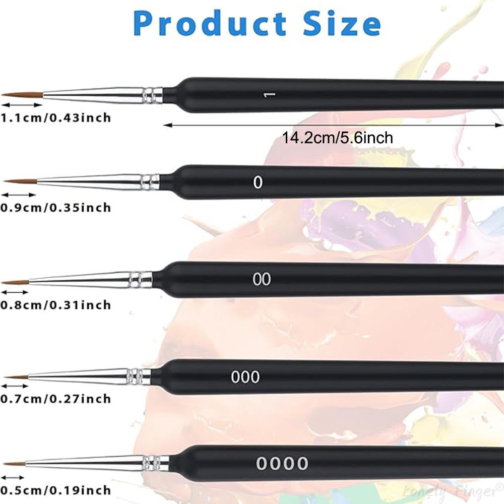 5/11Pcs Paint Brushes Set, Art - đánh giá và giá Miniature Painting Set