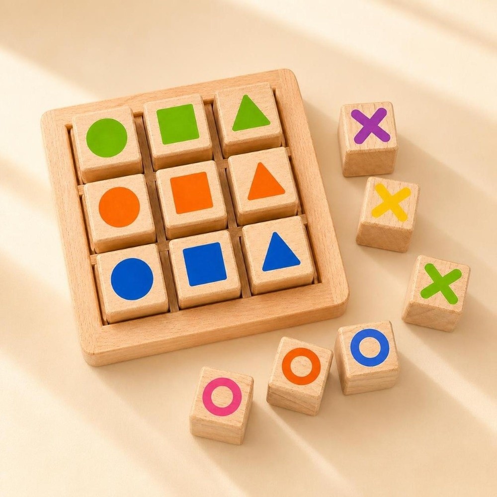 Portable Wooden Tic Tac Toe Tw - đánh giá và giá Board Game For 5 Players