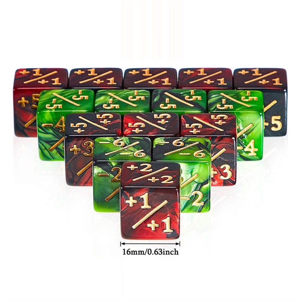 10PCS 16mm 6 Side Dice Counter - đánh giá và giá Game Token Counter